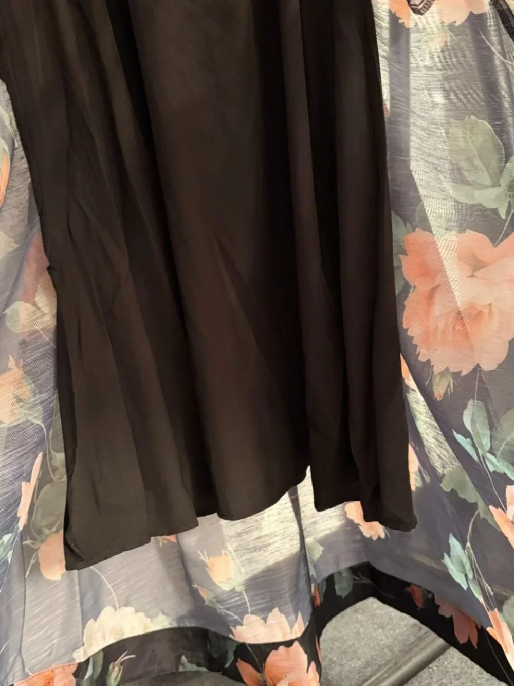 Zimmermann Dark Floral Print Corset Style Spaghetti Strap Dress - Picture 7 of 7